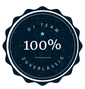 round seal of approval DJ Team 100% reliable