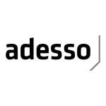 adesso logo in black