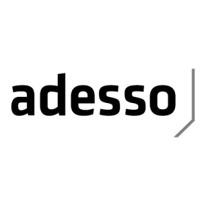 adesso logo in black