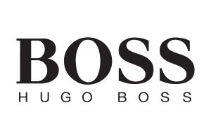 Hugo Boss logo in black