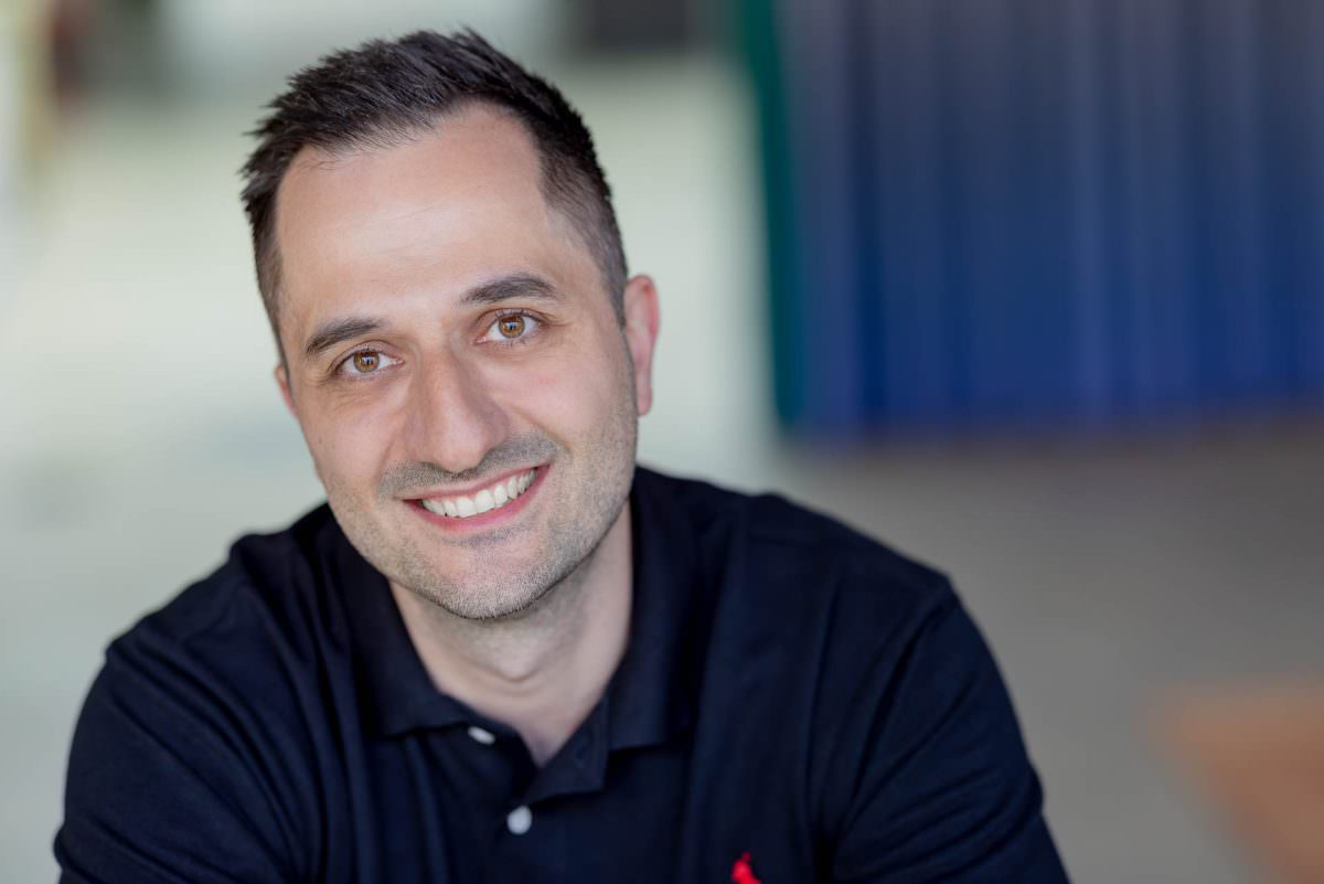 Close-up Portrait von DJ Carlos