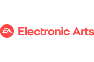 Electronic Arts-logo in rooi