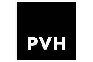PVH logo in black and white