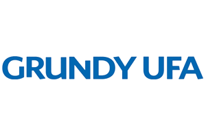 Logo von Grundy UFA, ein zufriedener B2B-Kunde für professionelles Event-DJ-Entertainment von unserem Team.